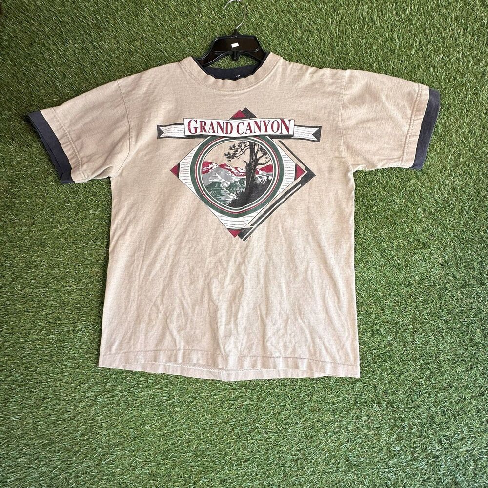Alore Mens T-Shirt Cream Size L‎ Cotton Casual Basic Tee